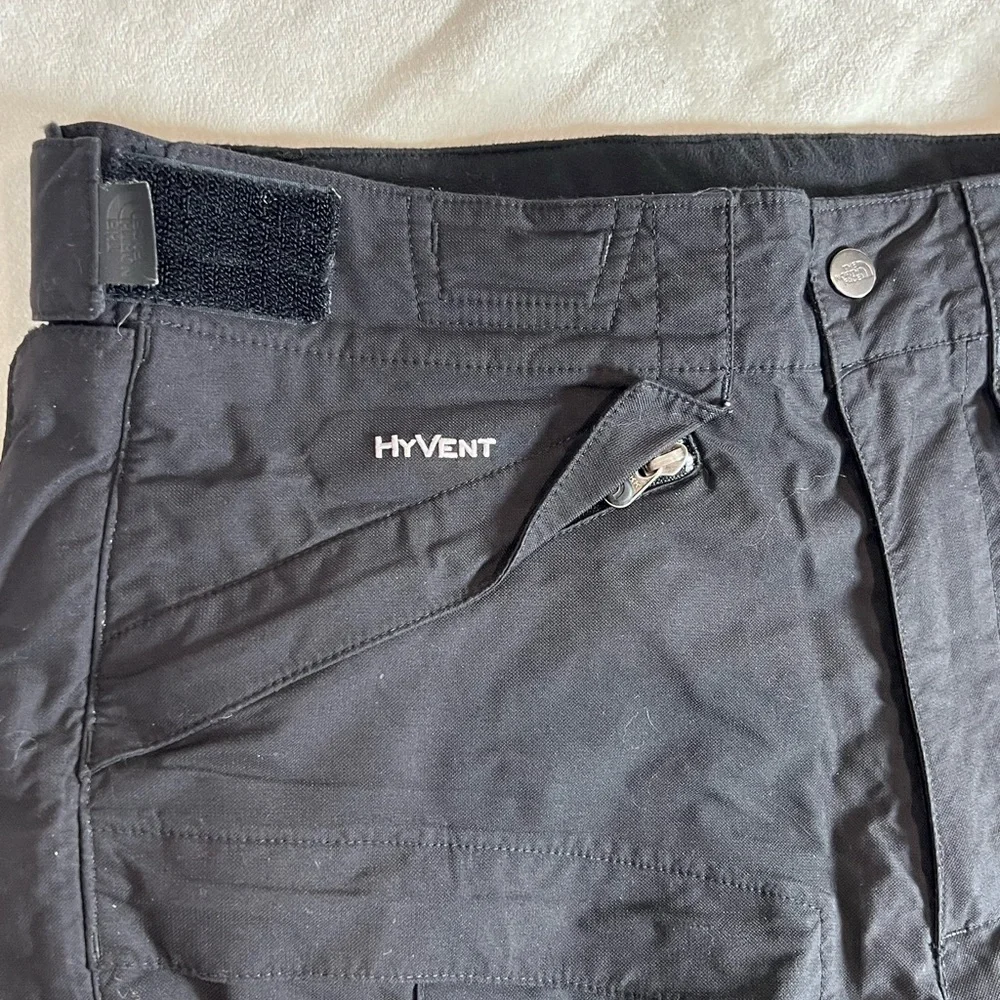 The North Face Men’s Small Black HYVENT Full Side Zip Snow Snowboarding Pants